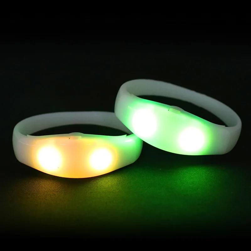 Sound controlled cheap led silicone bracelet