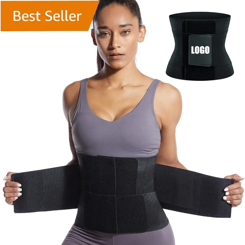 New trends Waist Trainer for Women Underbust Black Waist Corsets Cincher Sport Girdle Seamless Hourglass Body Shaper Hooks