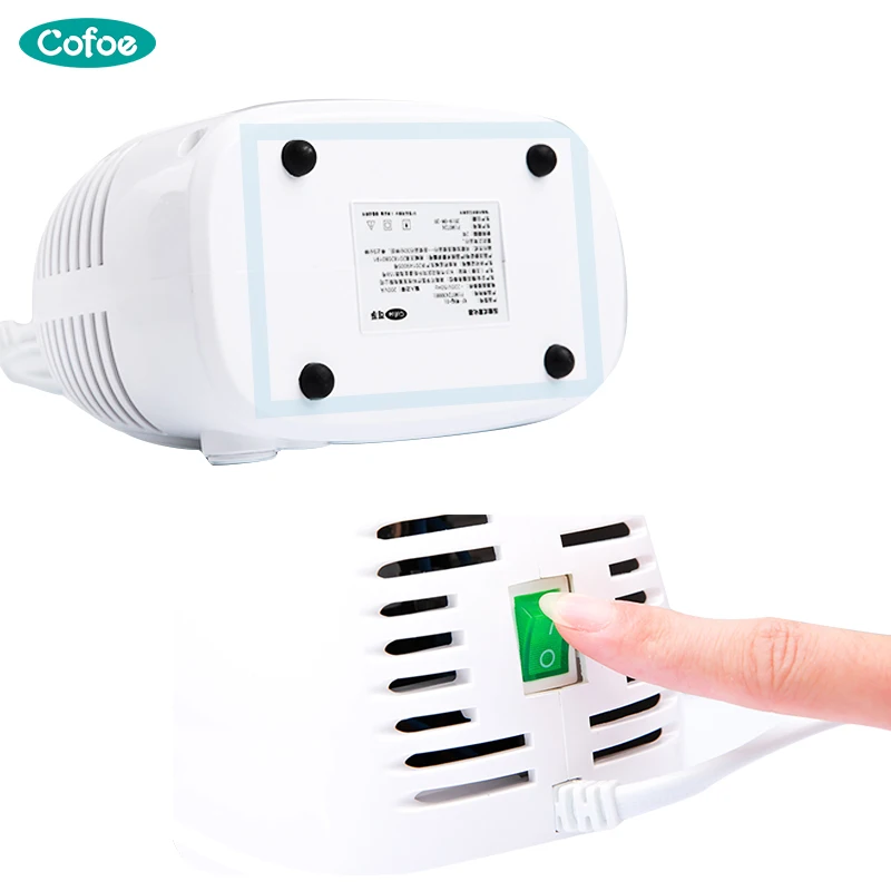 Hospital and home use Cheap quiet high flow portable free asthma compressor nebulizer machine