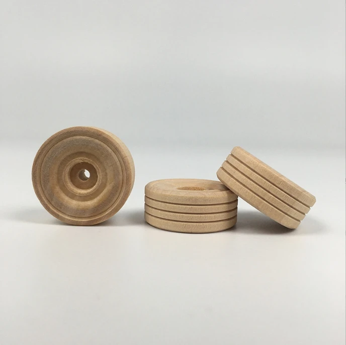 Solid wood wheels DIY handmade materials for children puzzle toys wooden wheels  wooden wheel model accessories