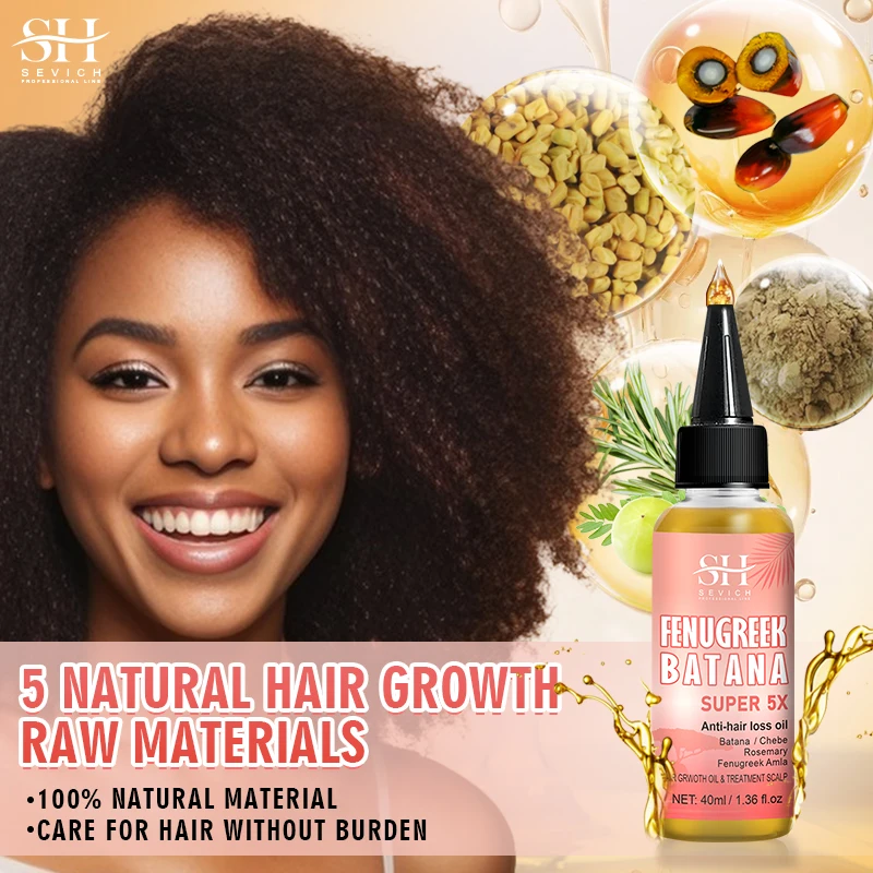 Sevich Organic Super 5x Batana Oil Rosemary Oil Hair Growth Fenugreek Oil For Hair