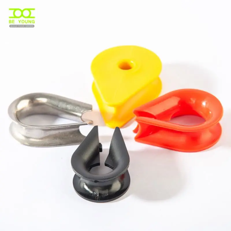 Rope Connecting Press Clip Plastic Net Playground Bolts Pyramid Aluminum Connect With Clamps Accessory End Fittings