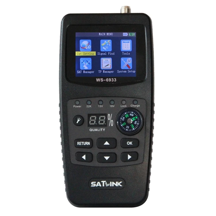 Оптовая торговля дешевые низкая цена SATLINK WS6933 Портативный Цифровой спутниковый Finder метр DVB-S2/S