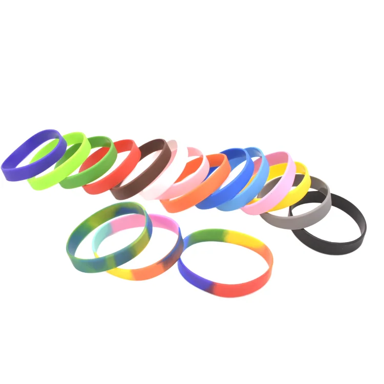 Custom Silicone Bands Rainbow Loom Colors Silicone Band Bracelets
