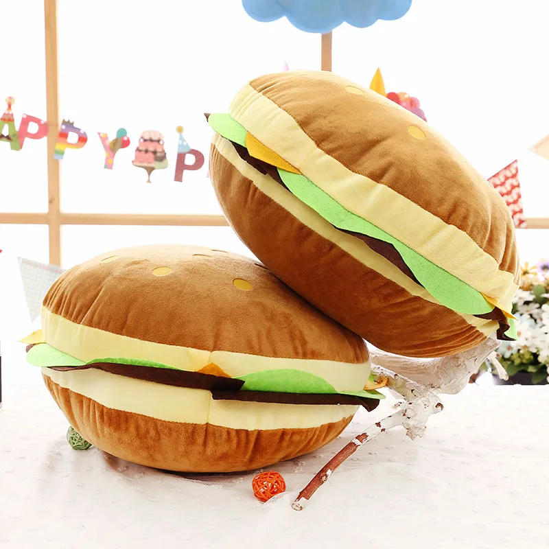 inside out softest plush online handmade bulk buy hamburger food stuffed toy
