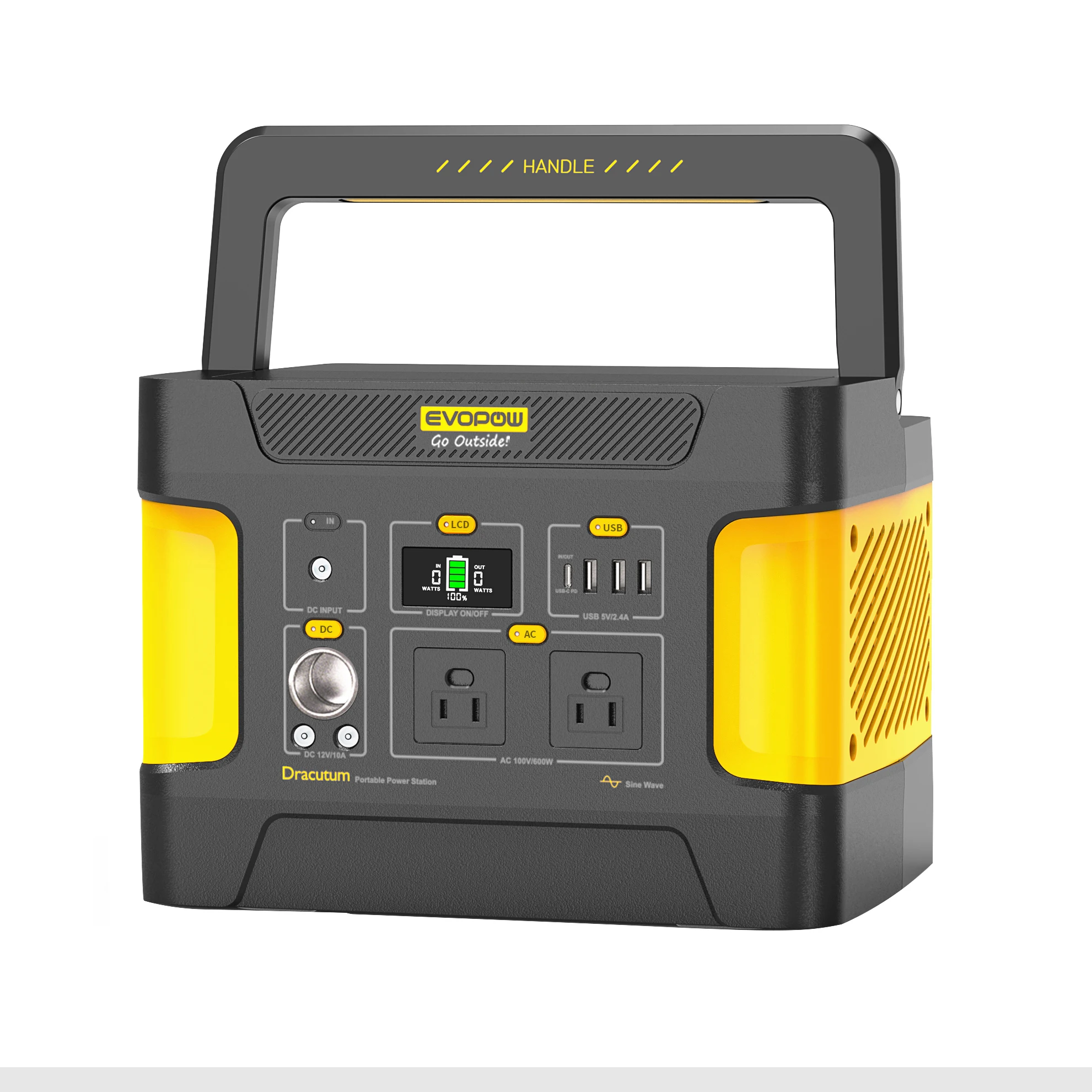Japanese Spot 600w Emergency Power Supply Solar Portable Power Station Battery