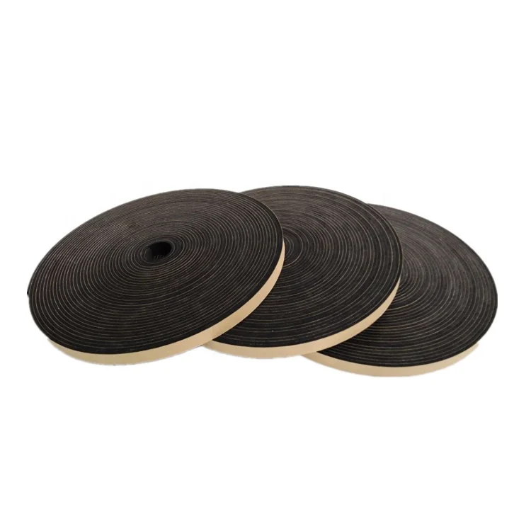 Fire retardant closed cell neoprene draught tape foam gasket strips foam seal insulation strip roll