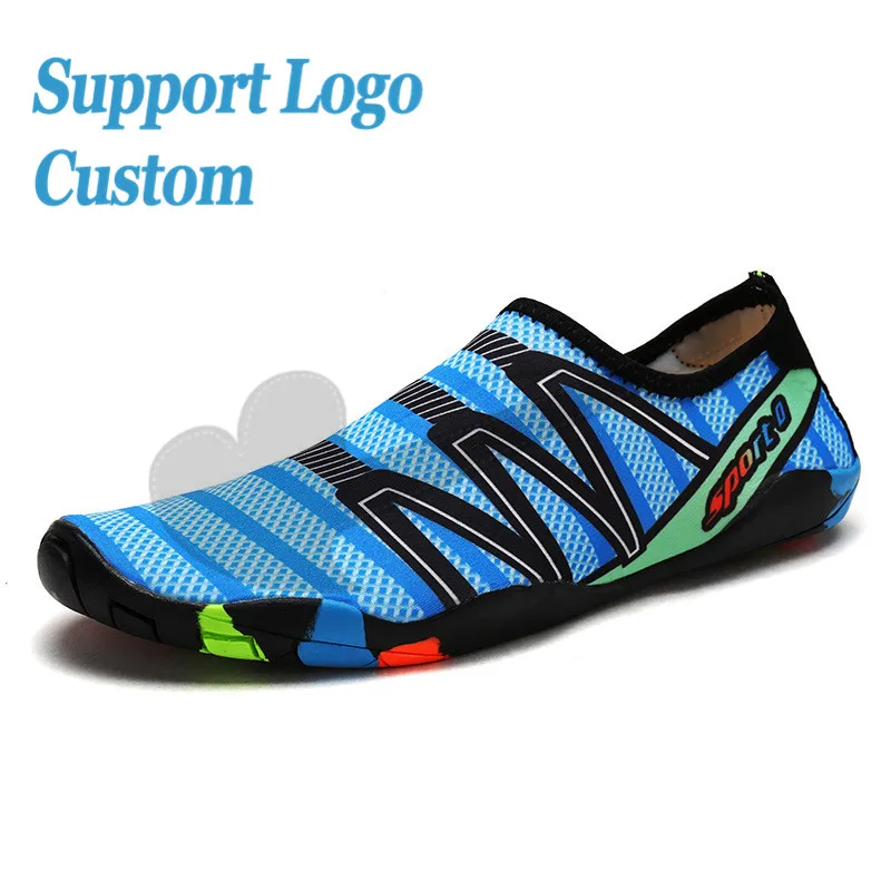 Big SizeCustom Sneakers Men Women Barefoot Beach Water Shoes Lovers Outdoor Fishing Swimming Bicycle Quick-Drying