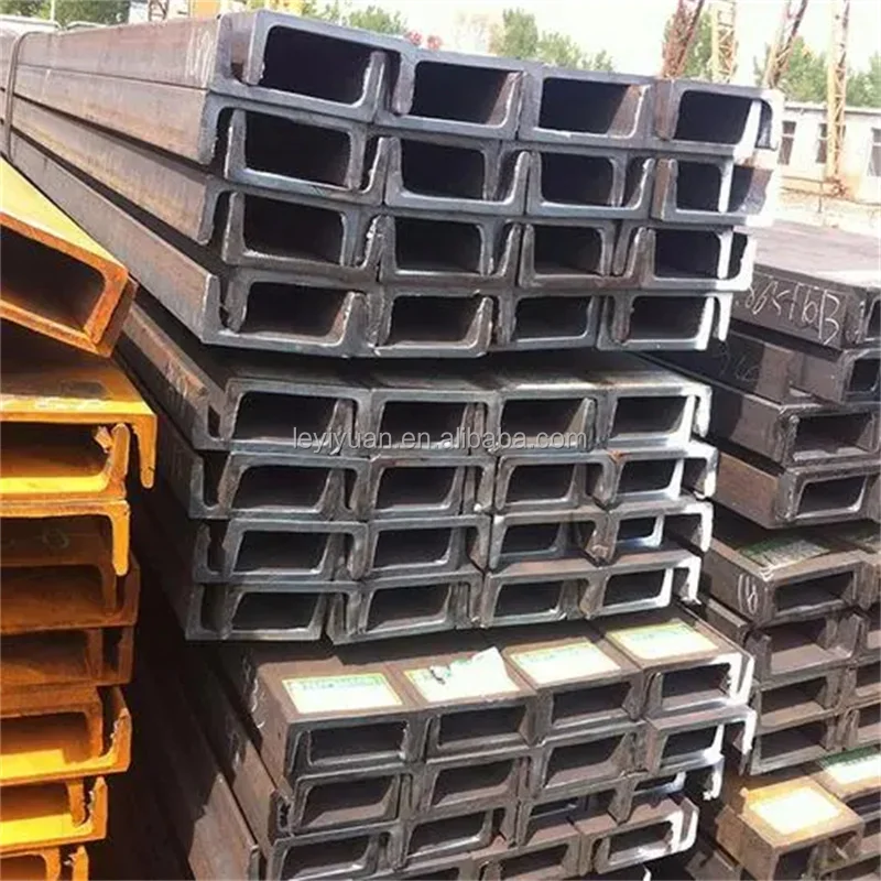 Hot Cold Rolled S235JR SS400 Mild Steel Profiles GI Carbon Steel C U Channel Galvanized Factory E Purlin Bent Building Material