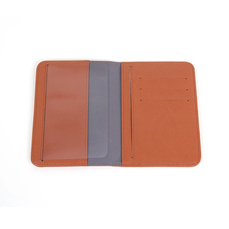 Семья мужской бумажник из искусственной кожи для мальчиков на паспорт держатель Чехол сублимации из текстурированной ткани паспорт держатель для карт