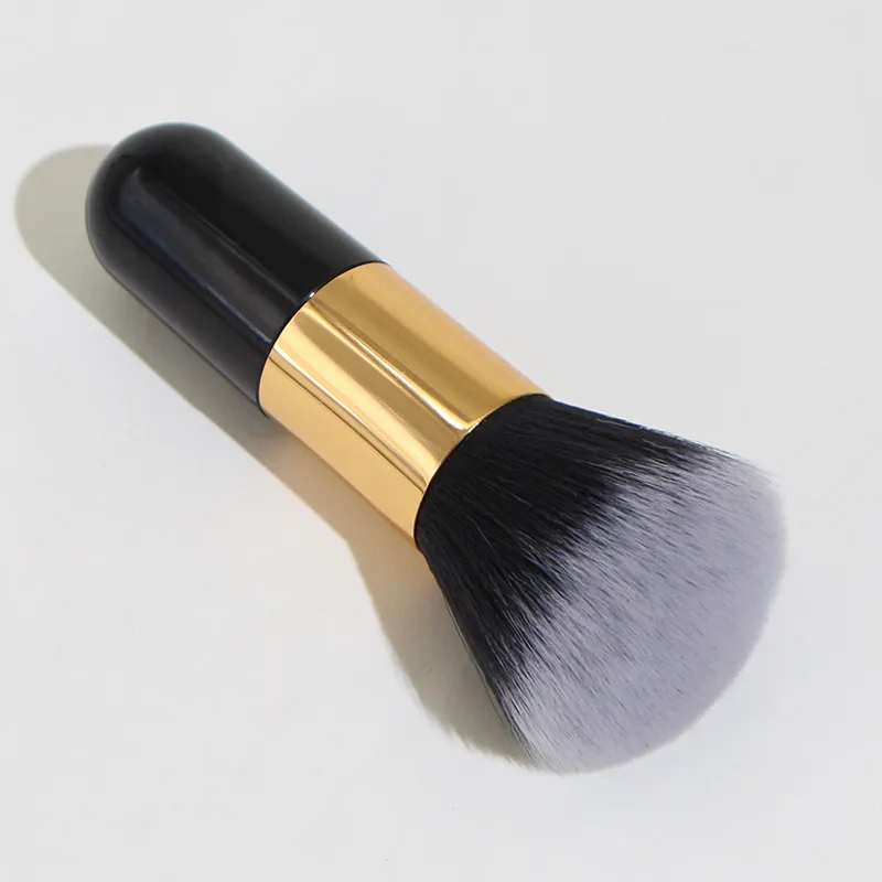 2024 Hot little fat flat head foundation brush support trademark custom single multi-functional powder makeup brush
