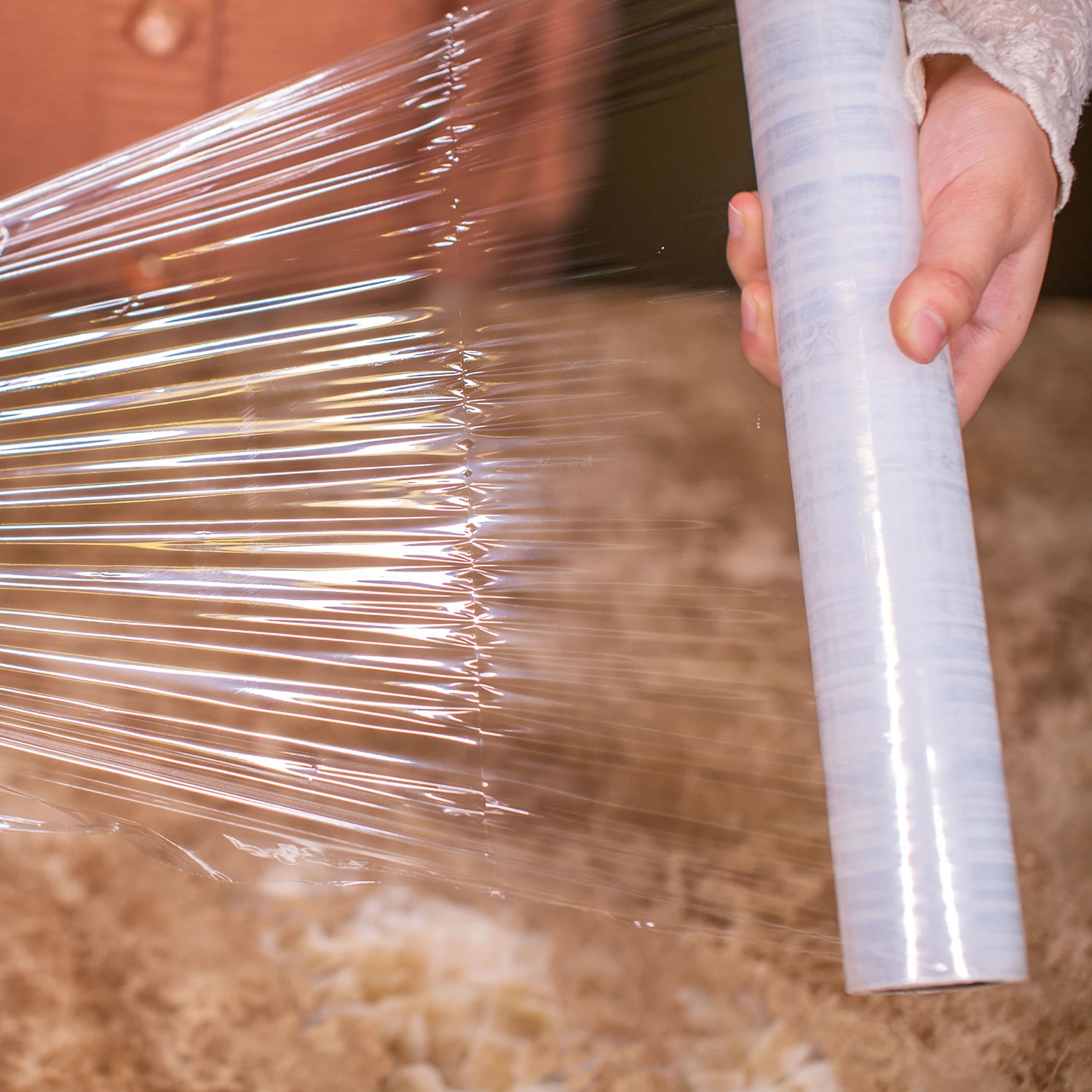 Wholesale Supermarket Fresh Wrap Food Recycled Plastic Wrap Cling Film Food Packaging Large Cling Film