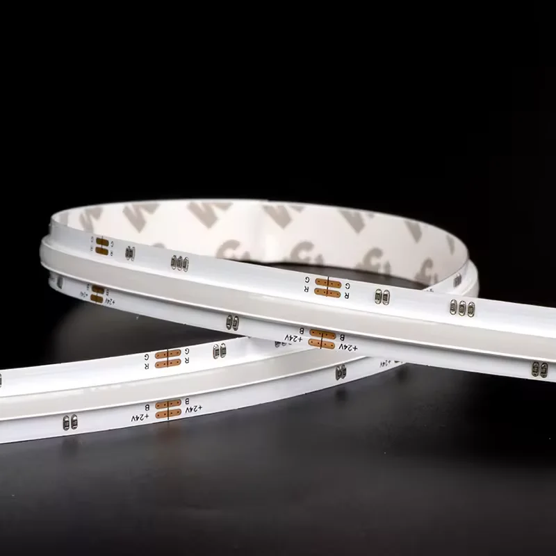 18W DC24V SPI smart led  Flexible COB RGB LED strip IP20 12mm PCB pixel cob led strip for decoration lighting