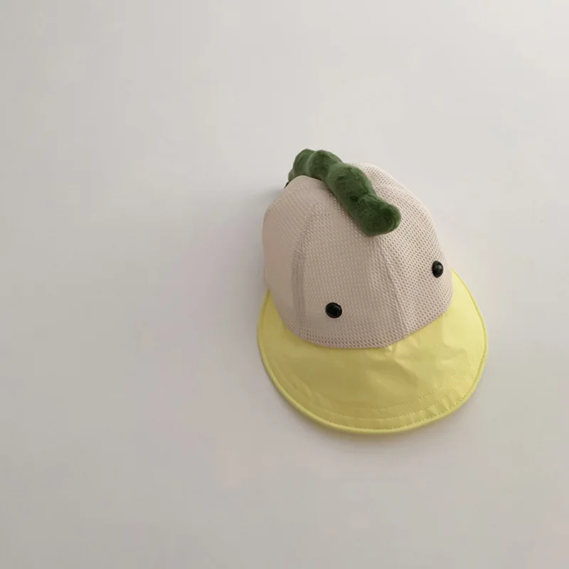 New fashion Summer Baby Casual mesh  Peaked Cap Travel Sunshade Baseball Cap with dinosaur