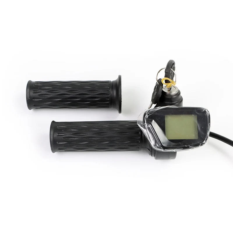 36V Electronic bicycle throttle handle digital display electronic handle