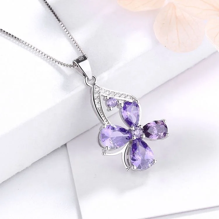 925 Silver Pendant Double Heart Pendant Love Heart Pendant