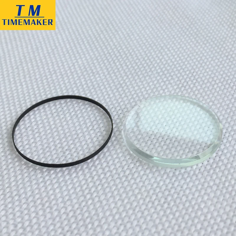 Black Gasket for Seiko brand front crystal gasket High Quality watch glass Plastic washer Parts