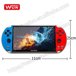 [10% off] X12 плюс 7 дюймов игровой консоли Портативный Ретро игровой консоли классический MP5 Ручной игровой плеер для детей игра X12 плюс