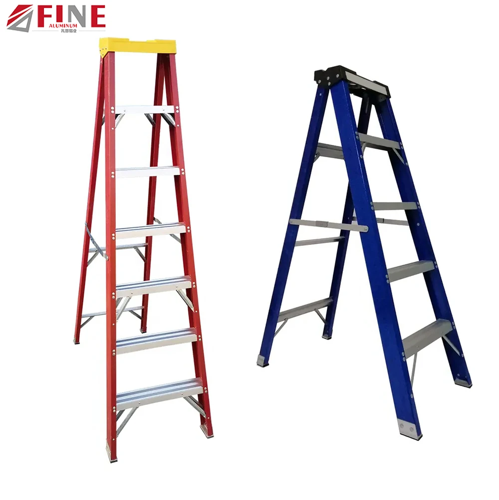 Grade 1 Frp Ladder Fiberglass 3 4 5 6 7 Steps Step Ladder