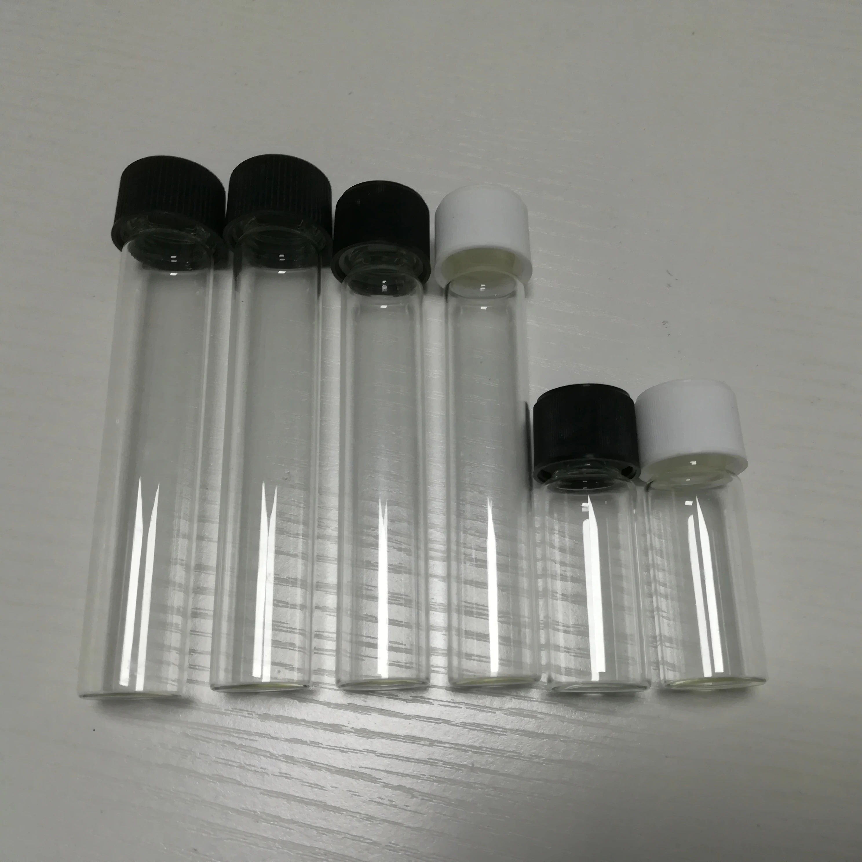 
Custom any size Child Resistant Proof Cap 110mm pre roll tube,weed pre roll glass tube with Screw Top Cap 