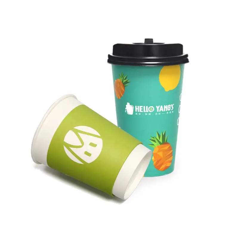 Popular Logo Coffee Cup, Coffee To Go Cup, Paper Cardboard Cup Designs