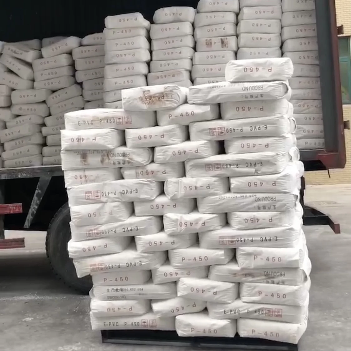 Economical Custom Design Paste White Powder Emulsion P450 Paste Pvc Resin Rubber Raw Material