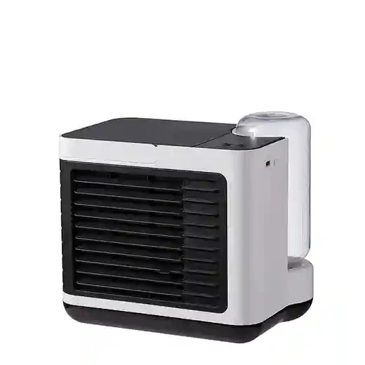 Water Mist Air Cooling Fan Can Add Ice With Night Light 2000mAH Battery Negative Purification Standing Portable Fan