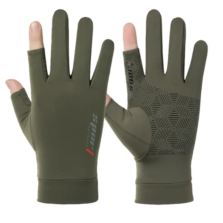 2021 Fishing Catching Gloves Protect Hand Professional Release Anti-slip Fish Gloves wholesale