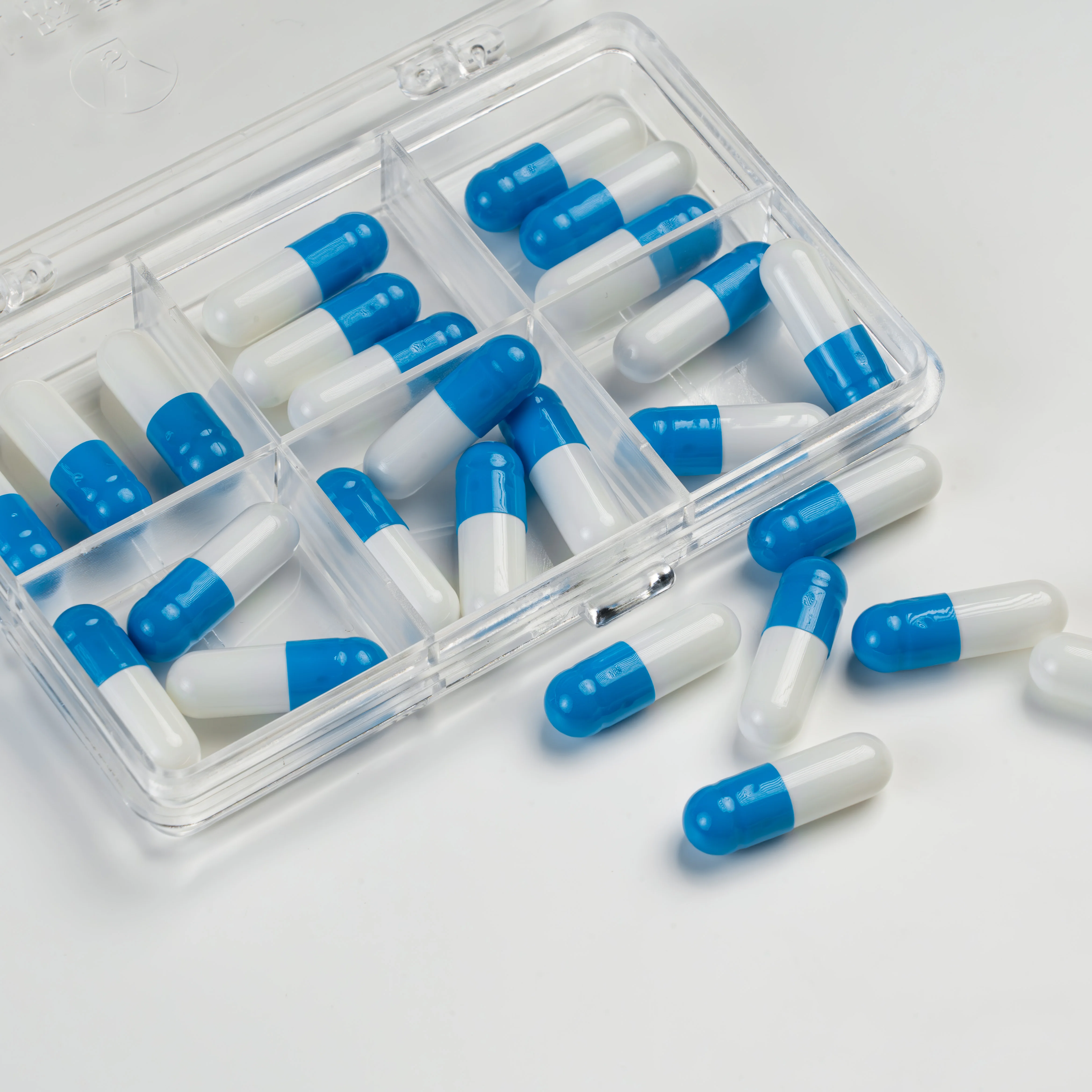 Gel Capsules Separated Empty Hard Gelatin Capsules Size 00 0 1 2 Empty Capsule