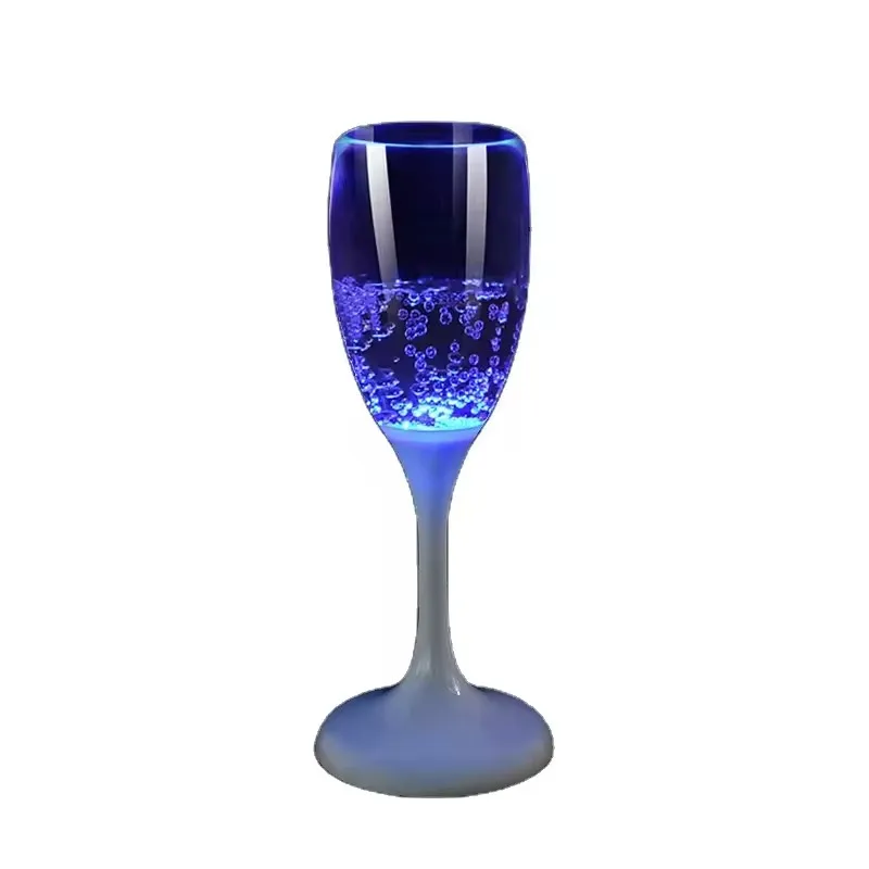 Food Grade Luminous Wine Cup Neon Party Atmosphere LED Light Unique New Gift Water Sensing Cup MOQ 100pcs for Toys