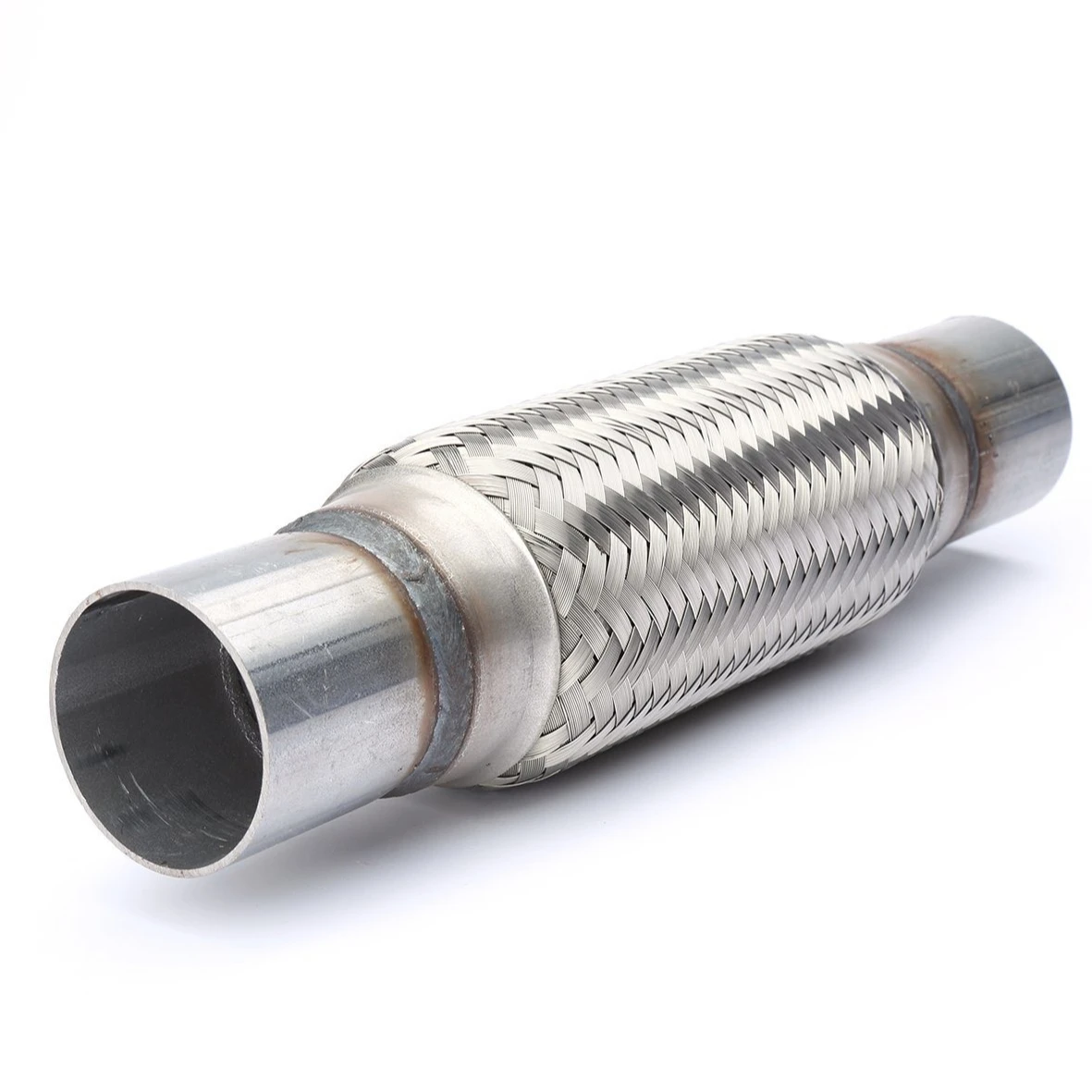 Stainless Steel Exhaust Pipe Clamp-on Flexi Tube Joint Flexible Steel Wire Braiding Pipe Mufflers