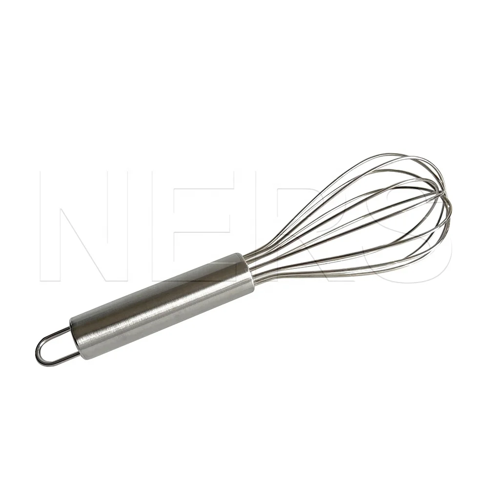 NERS Technical School Equipment Hanging Loop Stainless Steel Medium Wire Whisk