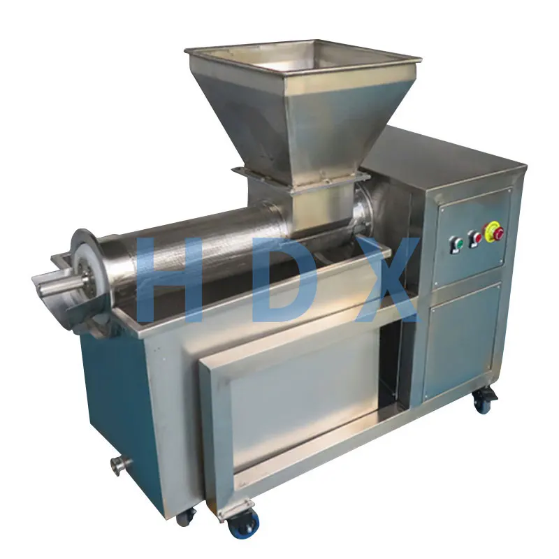 Stainless steel spiral frequency conversion speed regulating honey squeezing and filtering integrated machine