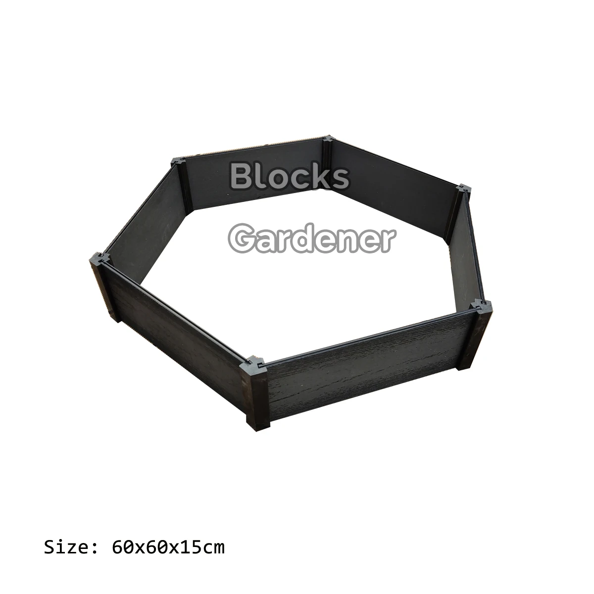 Wood plastic composite wholesale raised bed vegetable flower garden