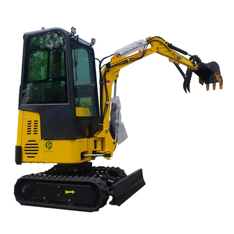 Cheap Chinese Smallest Micro Electric 800Kg 1 Ton 1.5 Ton Towable Mini Excavator Bagger Compact Backhoe For Sale Price