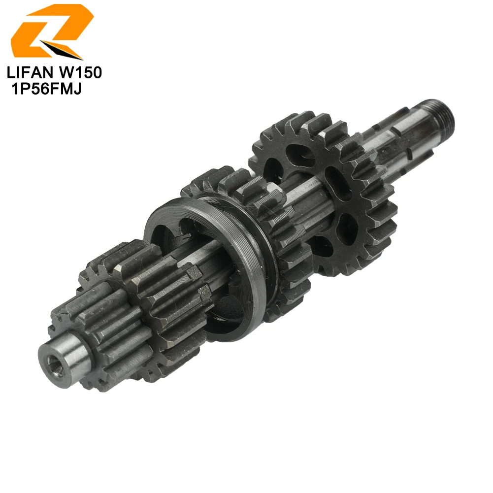 150cc Motorcycle Transmission Gear Box Main Shaft For Lifan 150 LF150 1P56FMJ Horizontal Engine Kayo BSE SSR SDG Dirt Pit Bikes
