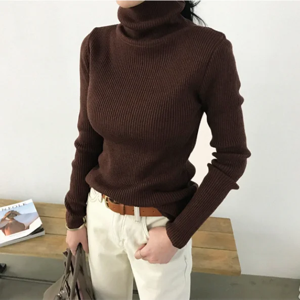 Runwaylover E236 сексуальный зимний свитер с воротником-стойкой, новый дизайн