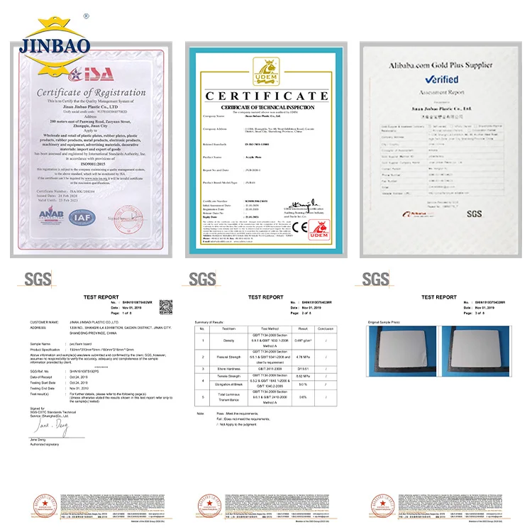 JINBAO 2x3m 1220x2440mm  foamex 1-40mm high glossy waterproof hard print pvc celuca forex board pvc sheet 3mm