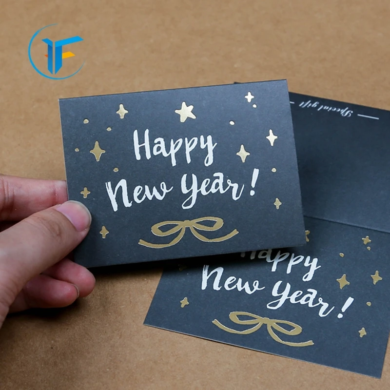 Kraft Paper Thank You Card for Business with Custom Logo