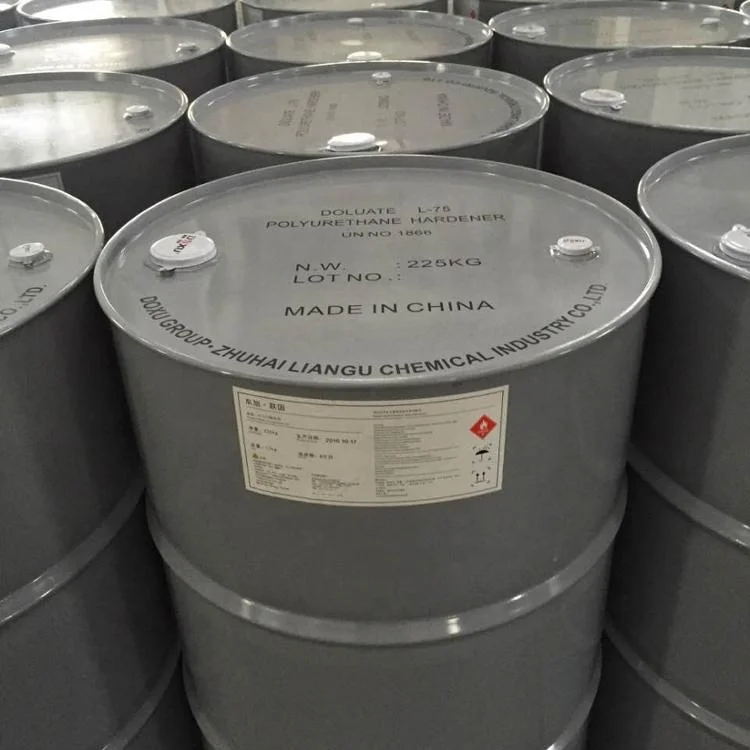 
Low TDI PU Hardener for wood furniture paint Desmodur L 75 equivalent 