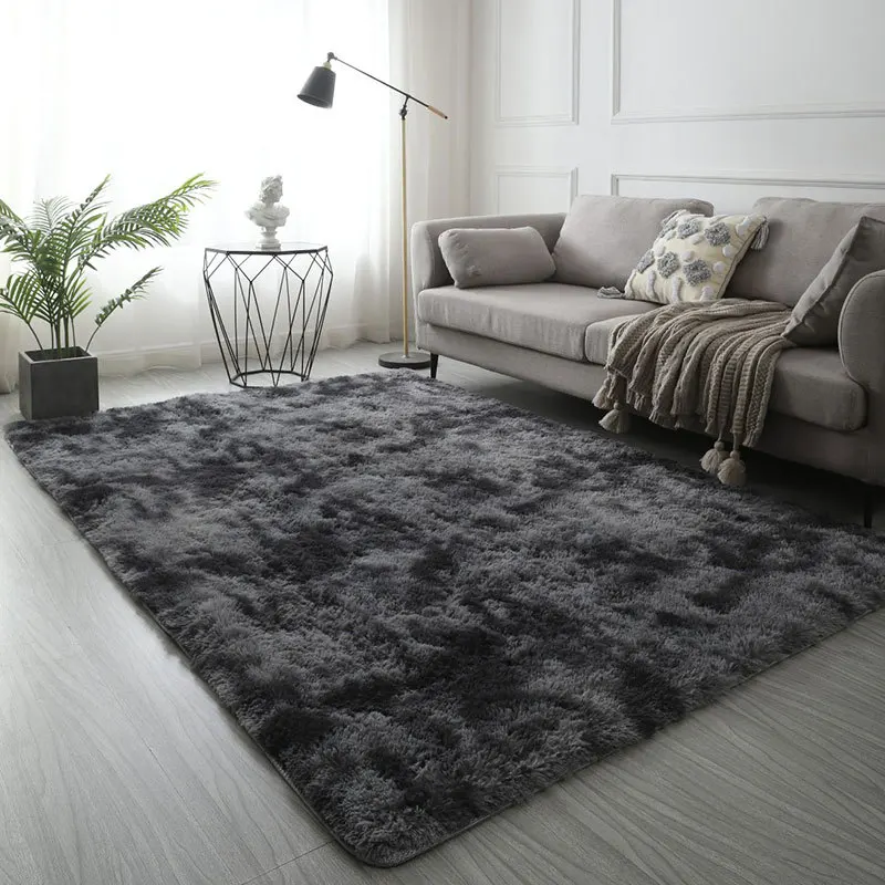 Factory Wholesale Korean Silk Carpet Encryption Living Room Bedroom Coffee Table Hallway Mats Can Be Customized Carpet