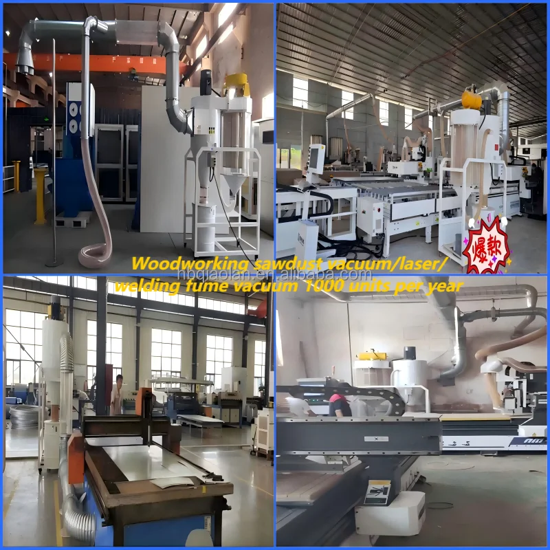 Factory direct sales Portable powder coating filter cyclone baghouse for sawdust cleaning equipment