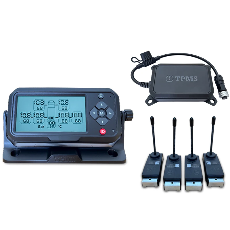 Tire pressure monitor External 4-wheel 6-wheel RV bread pickup tire pressure monitor