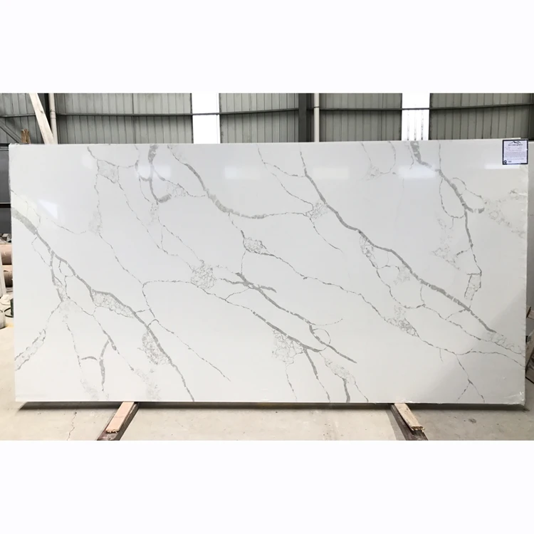 3200x1600 Carrara Countertops Calacatta Quartz Stone Table Wall Calacatta White artificial quartz big size slabs