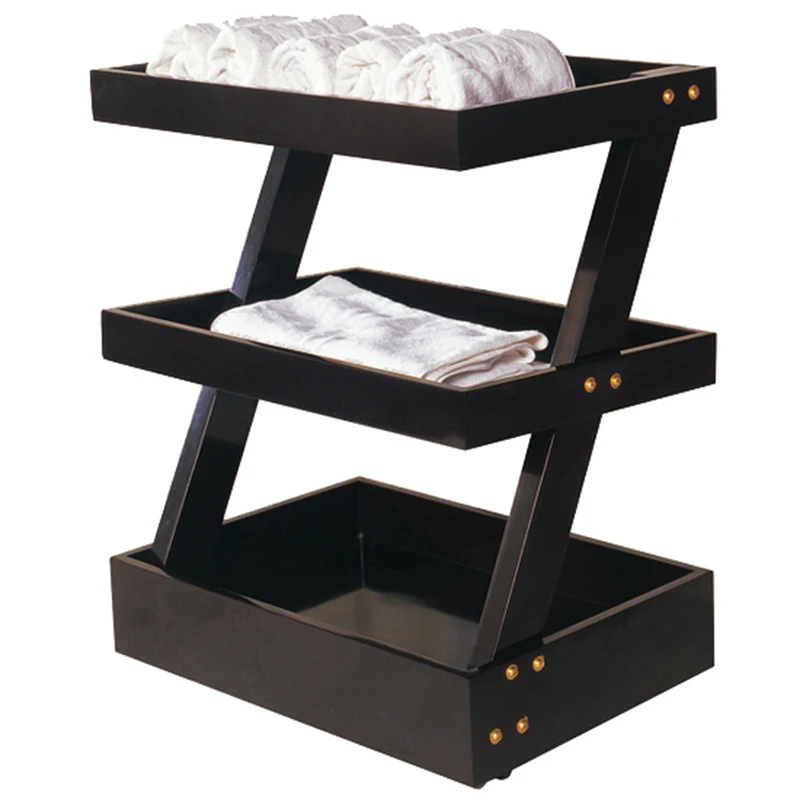 
spa salon cart beauty hairdressing working trolley for wood 
