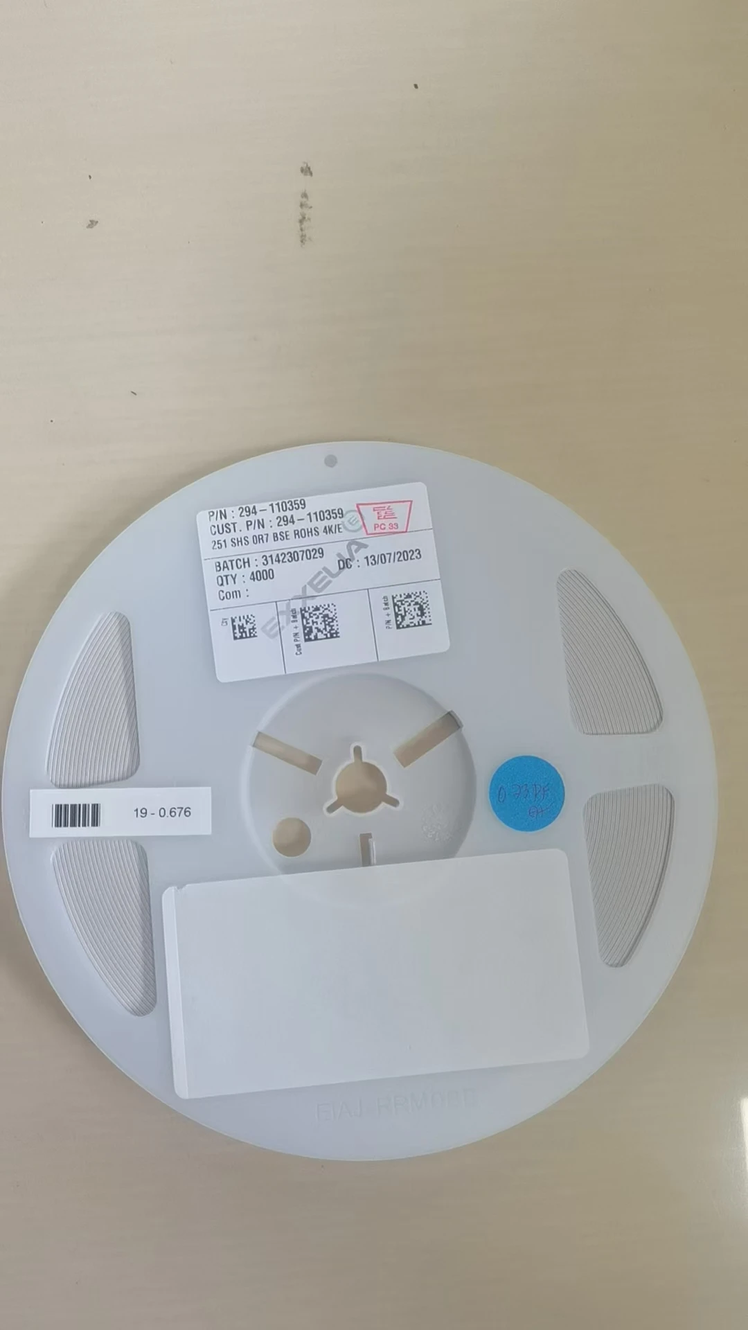 600F1R0BT250XT 1.0PF B ± 0.1PF 250V Размер 0805 высокочастотный многослойный конденсатор