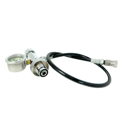 Directly see the pressure value when inflating universal scuba adapter Swimming accessories