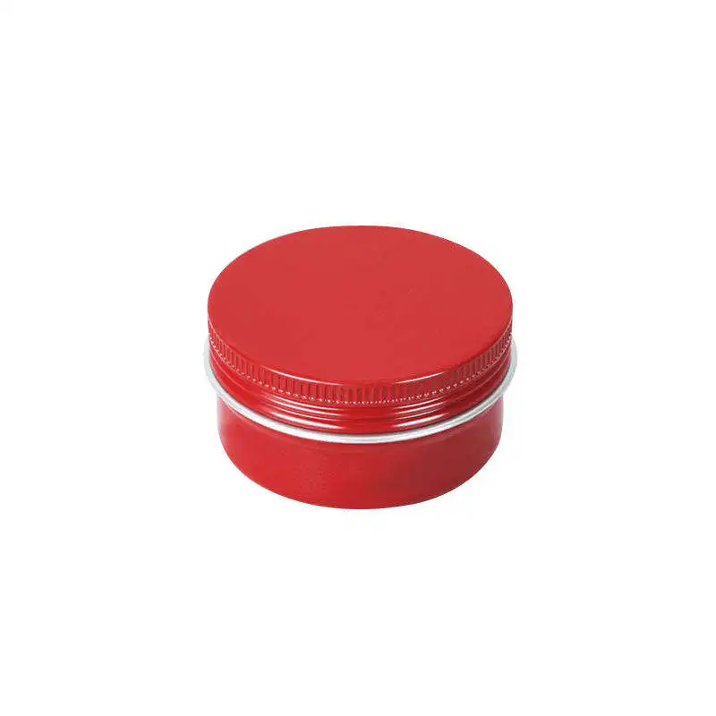 20g custom logo spice soap lip balm cosmetic candle container metal tin can tall aluminum jar jars with screw cap