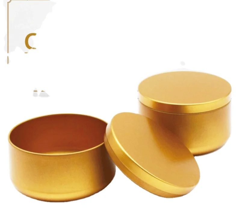 Amazon hot sale 8oz 8 ounce matte black rose gold candle tins in large stock 200ml candle jar