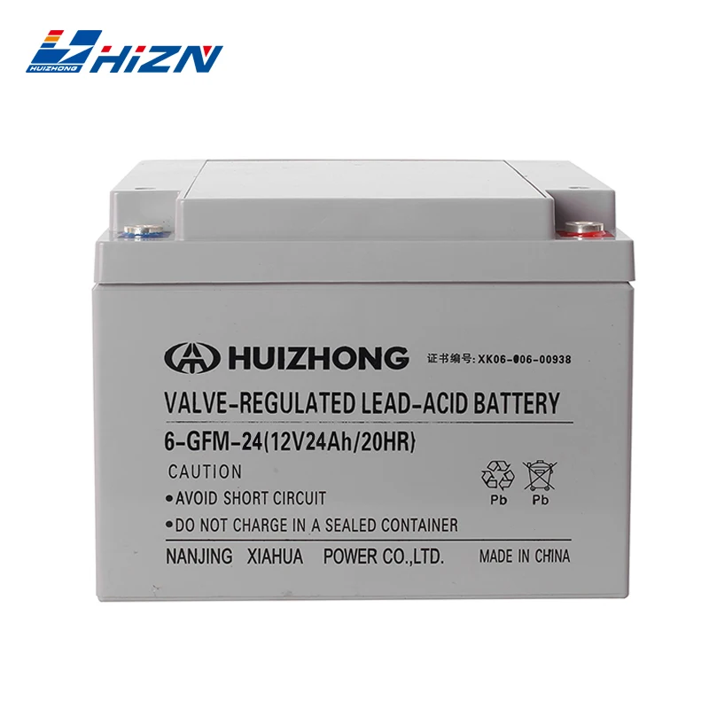 China Manufacturer AGM 12V 24AH Sealed Lead Acid Battery Factory Wholesale